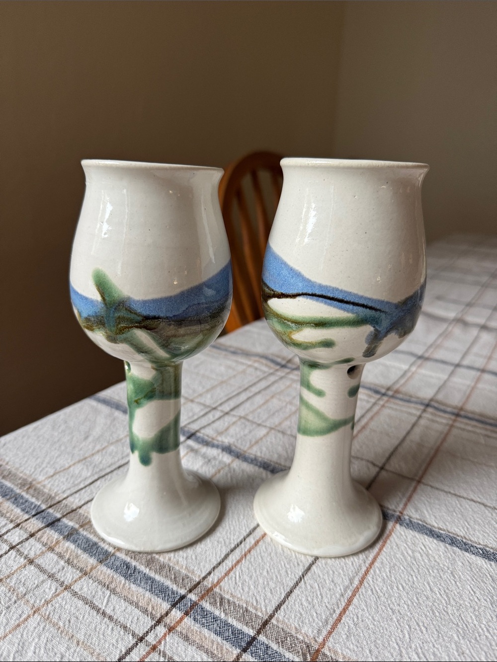 Handcrafted Ceramic Goblets made in Idaho